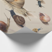 Snail Slug Garden Pet Gastropod Botanical Snails Cadeaupapier (Hoek)