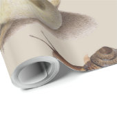 Snail Slug Garden Pet Gastropod Botanical Snails Cadeaupapier (Rol Hoek)