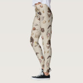 Snail Slug Garden Pet Gastropod Botanical Snails Leggings (Links)