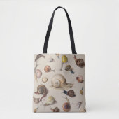 Snail Slug Garden Pet Gastropod Botanical Snails Tote Bag (Voorkant)