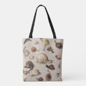Snail Slug Garden Pet Gastropod Botanical Snails Tote Bag (Achterkant)
