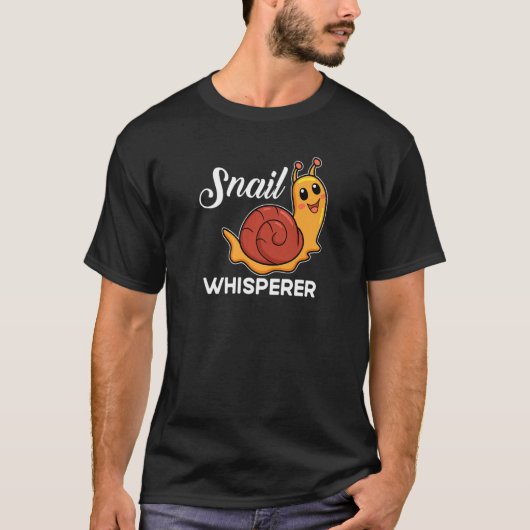 Snail   Snail Present  Snail Whisperer T-shirt (Voorkant)