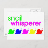 Snail Whisperer Briefkaart (Voorkant / Achterkant)