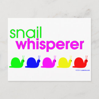 Snail Whisperer Briefkaart