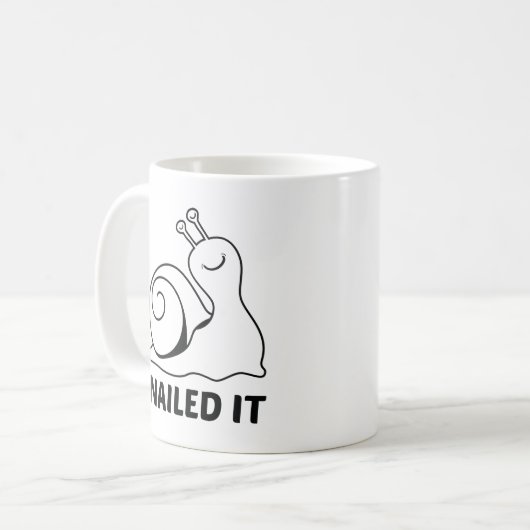 Snailed it koffiemok (Voorkant links)