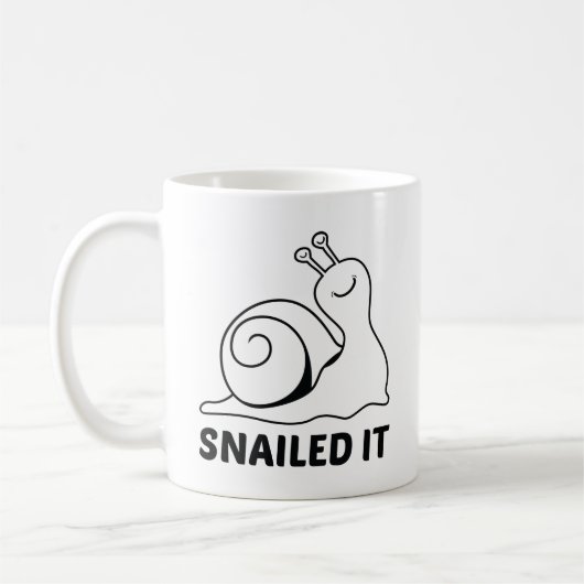 Snailed it koffiemok (Links)