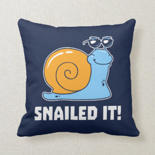 Snailed it kussen