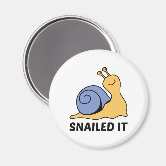 Snailed it magneet (Voorkant / Achterkant)