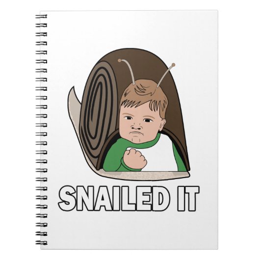 Snailed it notitieboek (Voorkant)