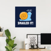 Snailed it poster (Thuiskantoor)