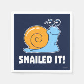 Snailed it servet (Voorkant)