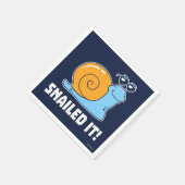 Snailed it servet (Hoek)