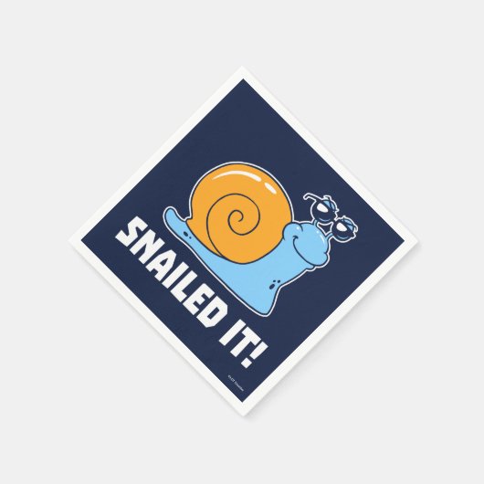 Snailed it servet (Hoek)