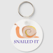Snailed it sleutelhanger (Voorkant)