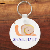 Snailed it sleutelhanger (Voorkant)