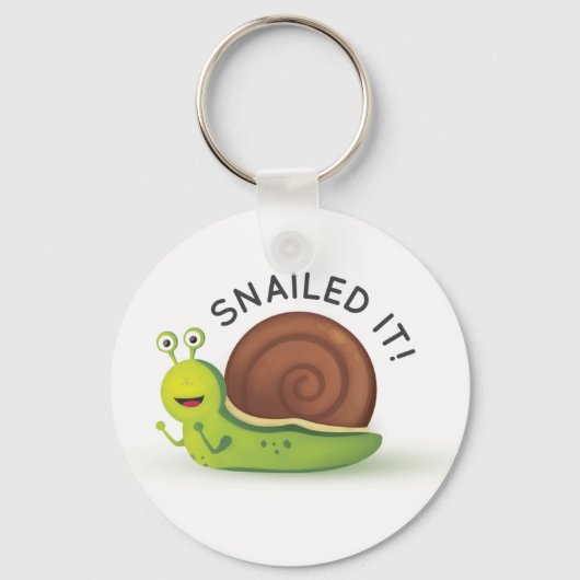Snailed it Sleutelhanger (Voorkant)
