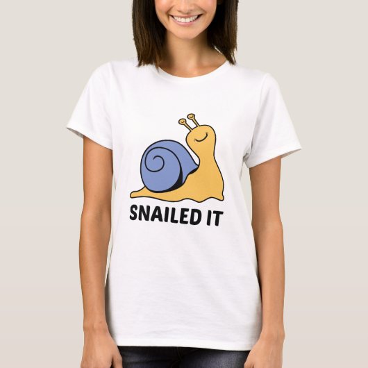 Snailed it t-shirt (Voorkant)