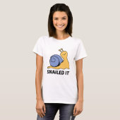 Snailed it t-shirt (Voorkant volledig)