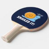 Snailed it tafeltennisbatje (Voorkant Gekanteld)