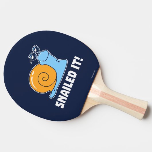 Snailed it tafeltennisbatje (Zijkant)