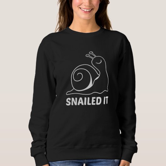 Snailed it trui (Voorkant)
