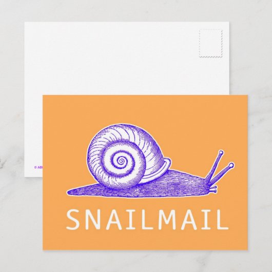 SnailMail Briefkaart (Voorkant / Achterkant)