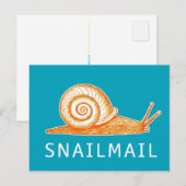 Snailmail-Briefkaart Briefkaart (Voorkant / Achterkant)