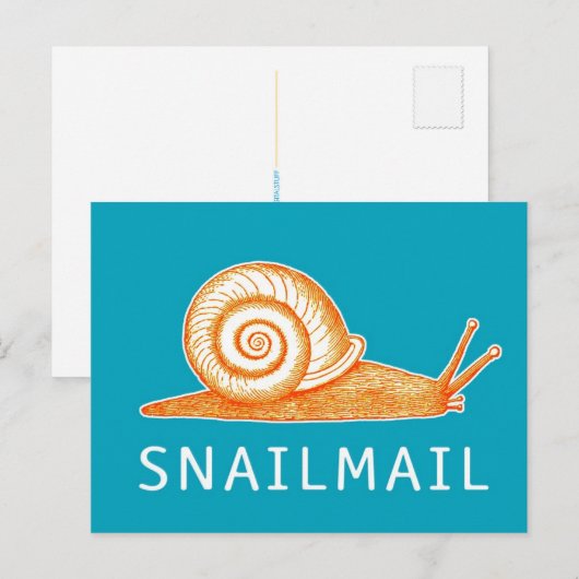 Snailmail-Briefkaart Briefkaart (Voorkant / Achterkant)