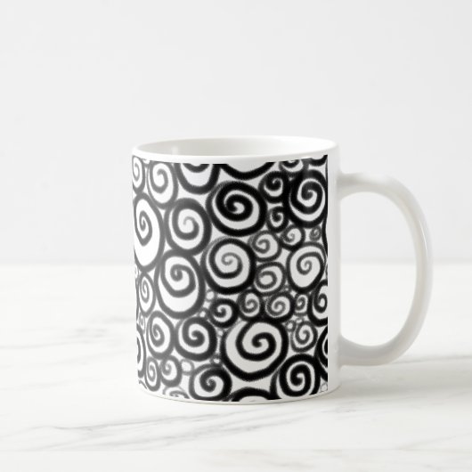 Snails BW Mug Koffiemok (Rechts)