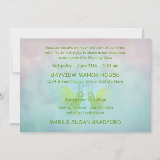 SNAILS IN VERLIES - INVITATIE - VERNIEUWING VAN WE KAART (Achterkant)