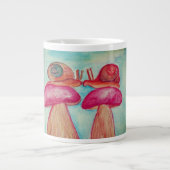 Snails Mushroom Spring White Mok (Voorkant)