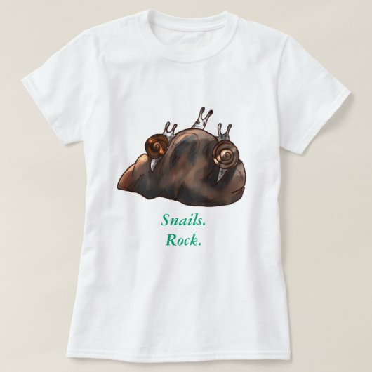 Snails Rock T-Shirt (Design voorkant)