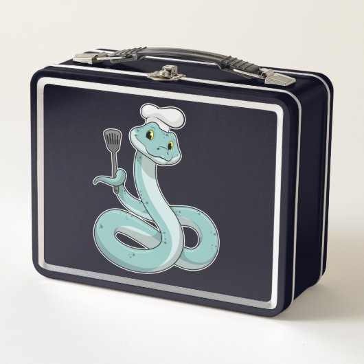 Snake als Cook met Chef pet (Voorkant)