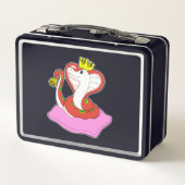 Snake als koning met kroon (Achterkant)