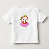 Snake als koning met kroon kinder shirts (Voorkant)