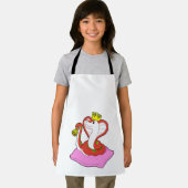 Snake als koning met kroon schort (Insitu)