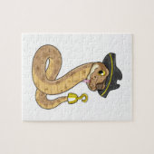 Snake als Piraat met Hookehand- en Oogpleister Legpuzzel (Horizontaal)