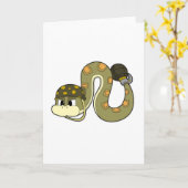 Snake als soldaat met Weapon Kaart (Gele Bloem)