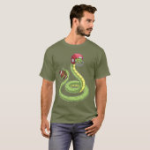 Snake Amerikaans Football Sport T-shirt (Voorkant volledig)