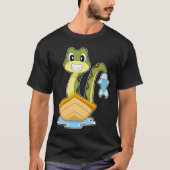 Snake Angler Fish Fishing T-shirt (Voorkant)