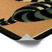 Snake - Antiquarian, Colorful Book Illustration Poster (Hoek)