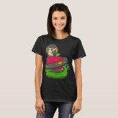 Snake Apple Fruit T-shirt (Voorkant volledig)