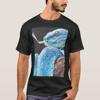 Snake Art Beauful Viper Drawing T-shirt