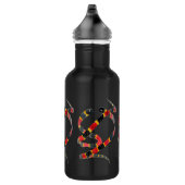 Snake Art Black Red Waterfles (Rechts)