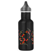 Snake Art Black Red Waterfles (Links)