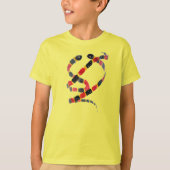 Snake Art Funny Animal T-shirt (Voorkant)
