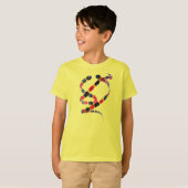 Snake Art Funny Animal T-shirt (Voorkant volledig)