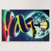 Snake Art Legpuzzel (Horizontaal)