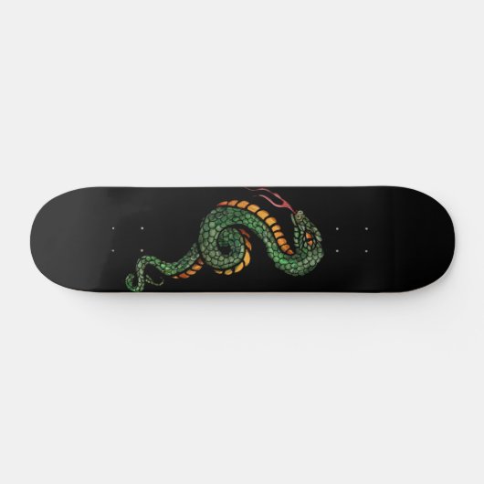 Snake Art Snakes Persoonlijk Skateboard (Horizontaal)