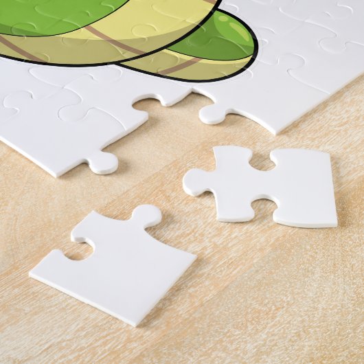 Snake as Diver wirth Snorkel Legpuzzel (Zijkant)